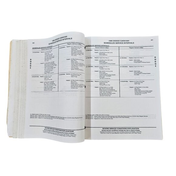 Mitchell Maintenance Service Intervals 1983 - 96 Cars Truck Vans Domestic Import - Picture 14 of 16